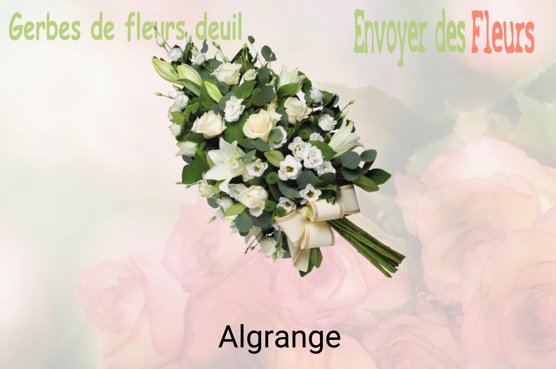 Gerbe de fleurs de deuil livrée à Algrange